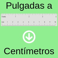 imagen de conversion de pulgadas a centimetros
